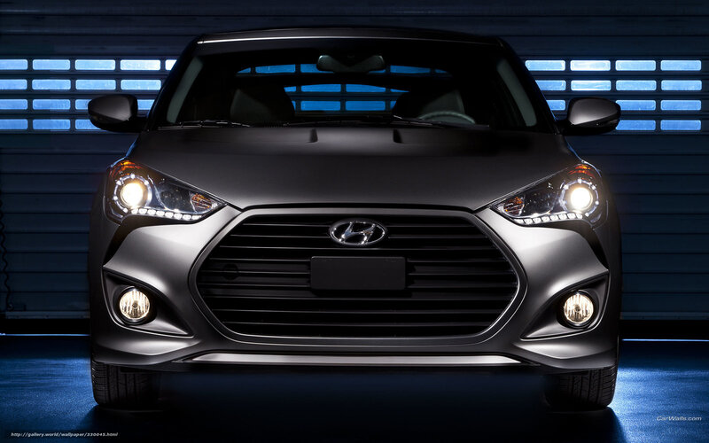 Front view of Hyundai Veloster