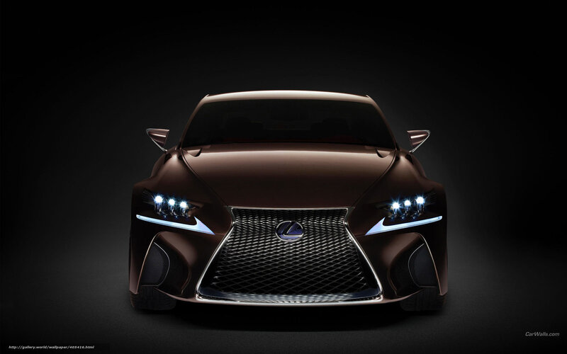 Front View of Lexus Car — Brown