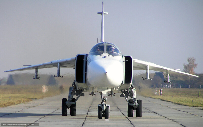 front view of military jet