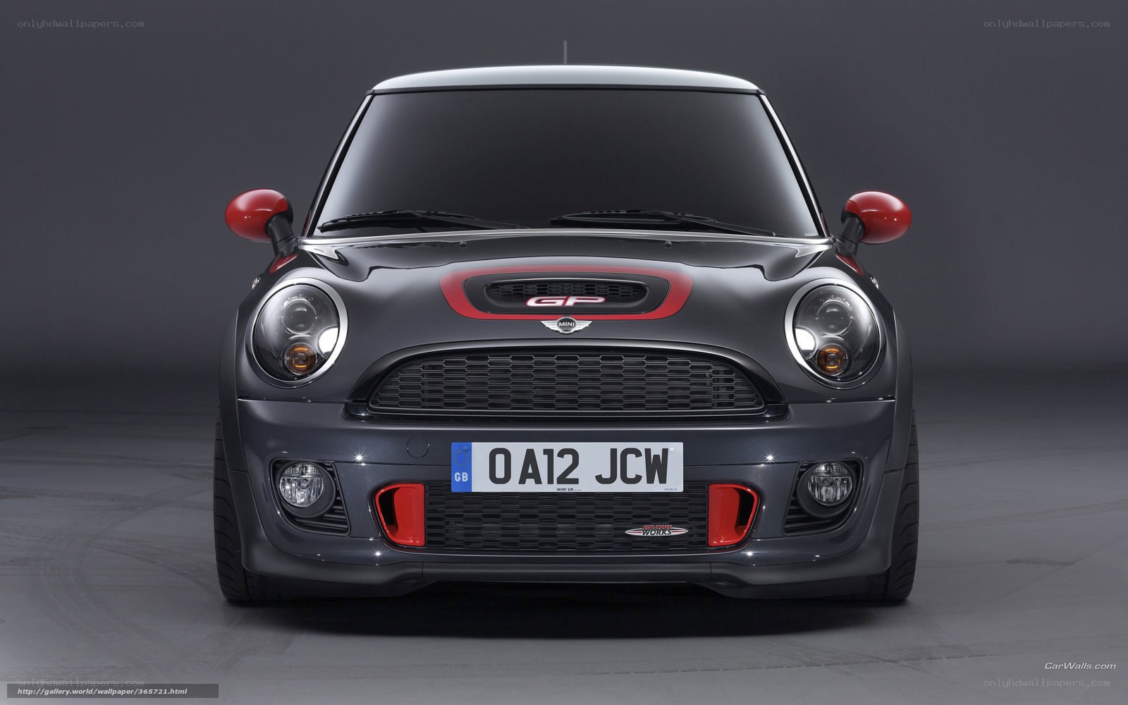 front view of mini cooper gp