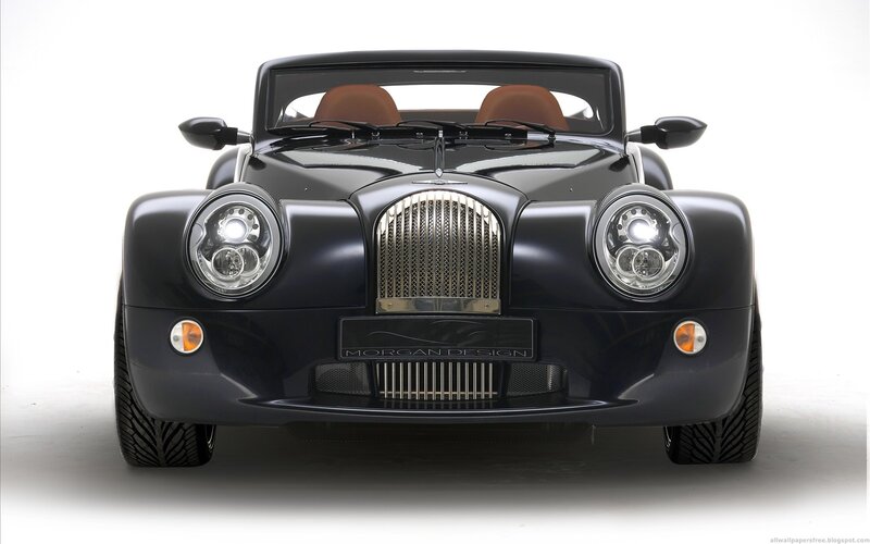 front view of morgan car