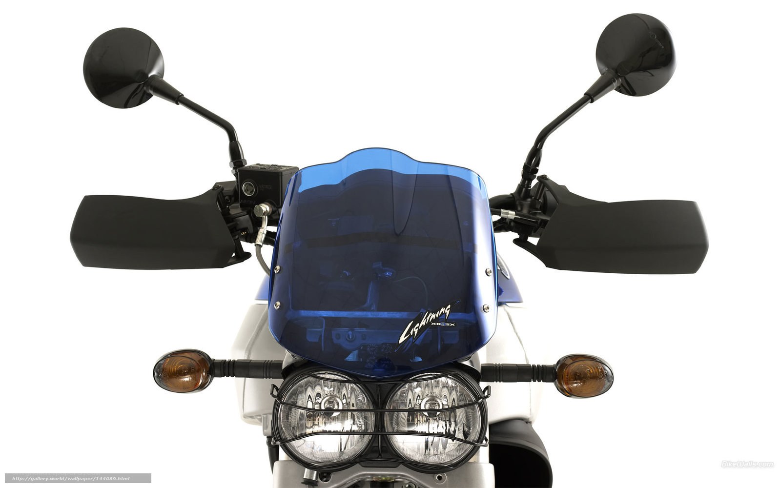 front view of motorcycle