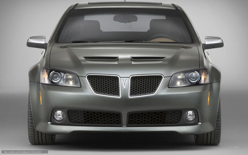 front view of pontiac g8