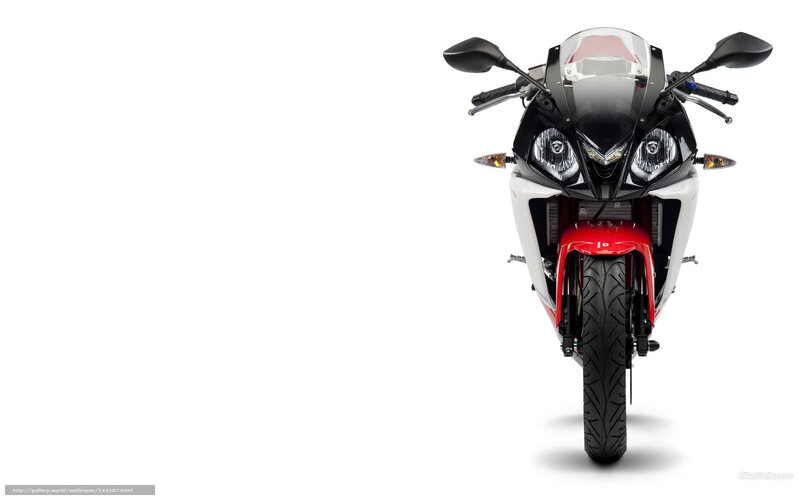 front view of sport motorcycle