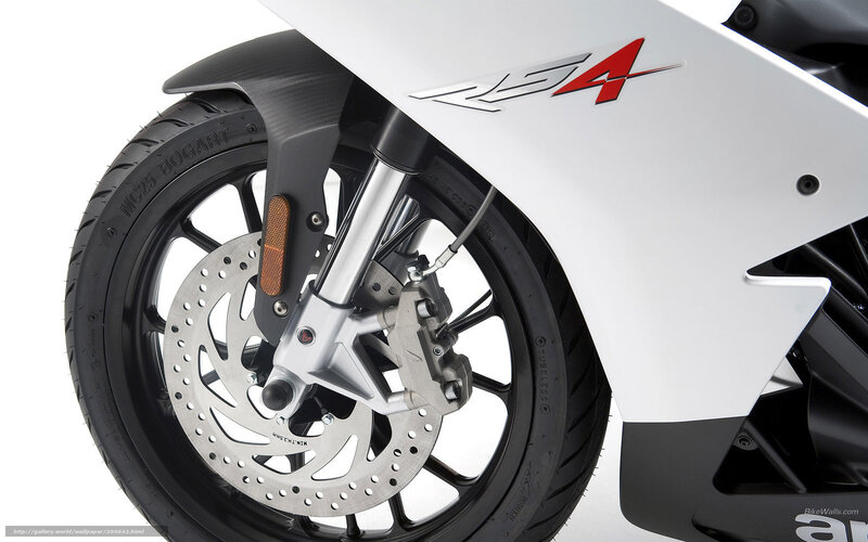 front wheel of a motorcycle