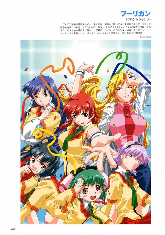 Front Wing anime character art