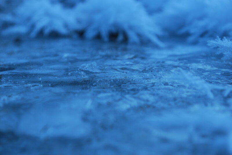 Frost-covered Ground