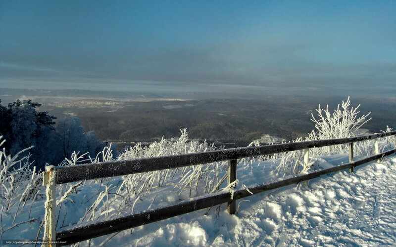 Frost-covered Landscape — White