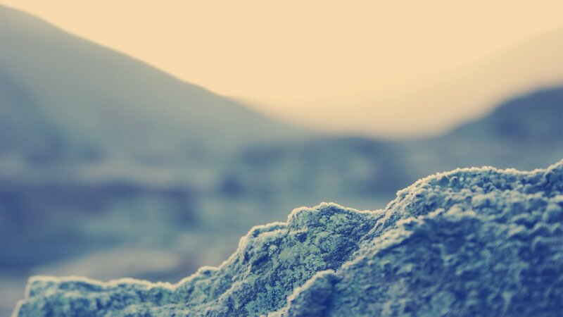 Frost-covered Rock