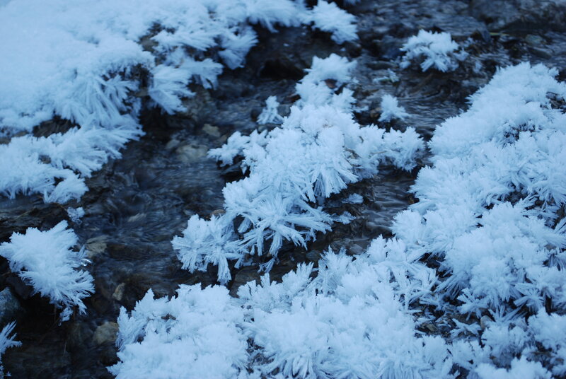 Frost-covered Stream