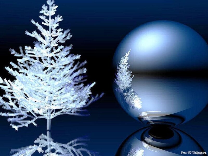 Frost-covered Tree and Sphere