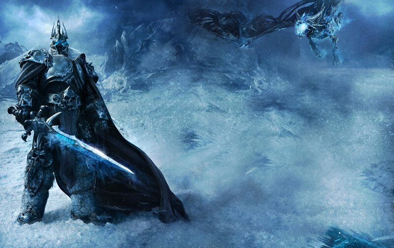 Frost-covered Warrior — Blue, Dramatic, Cold, Winter, Digital Art