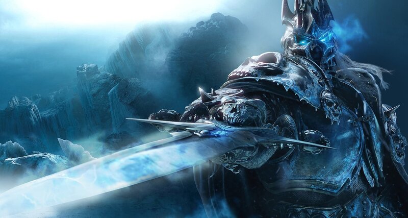 Frost-covered Warrior — Blue, Dramatic, Cold, Winter