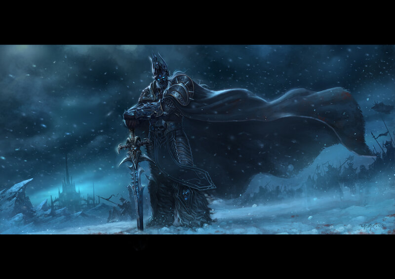 Frost-covered Warrior — Blue
