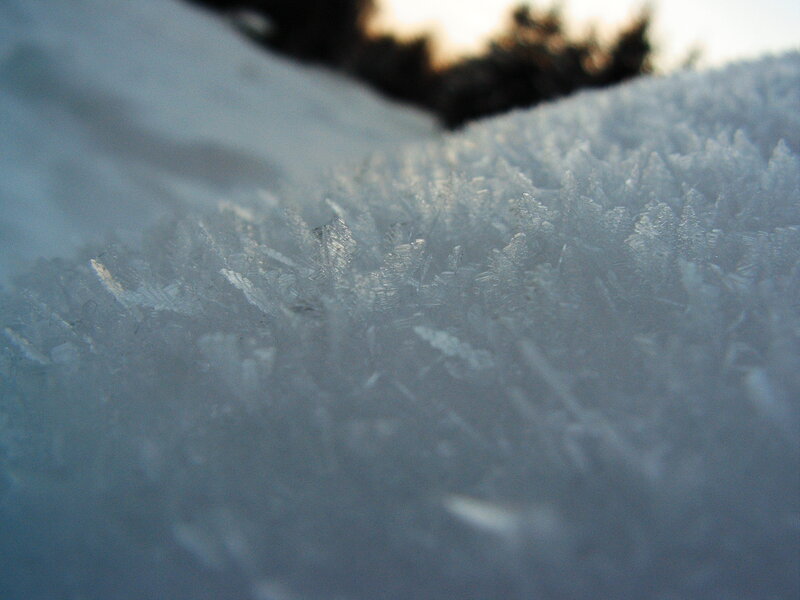 Frost Crystals on Snow — White, Calm, Winter
