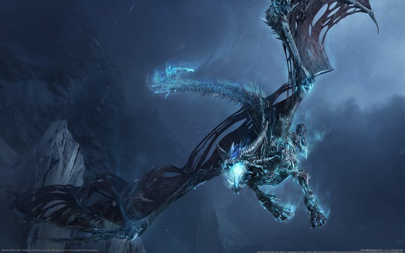 frost dragon in flight