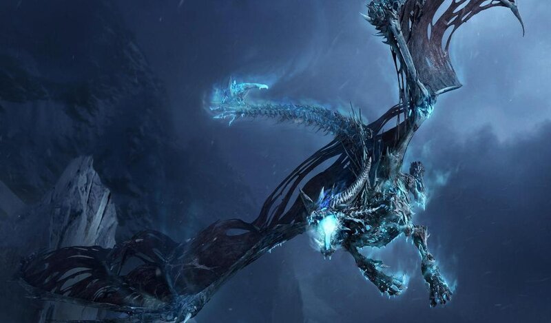 frost dragon in flight