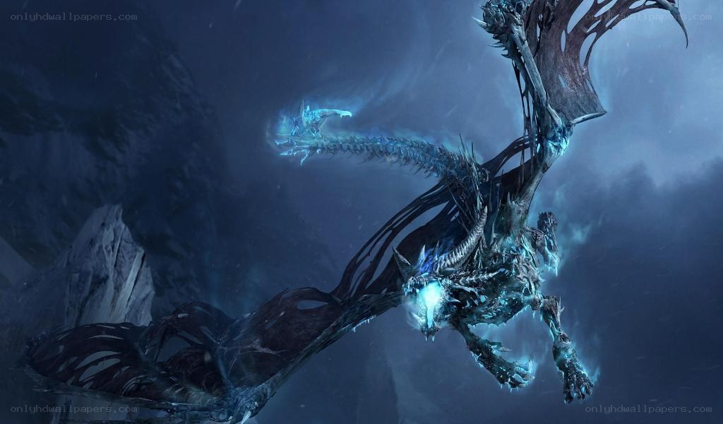 frost dragon in flight