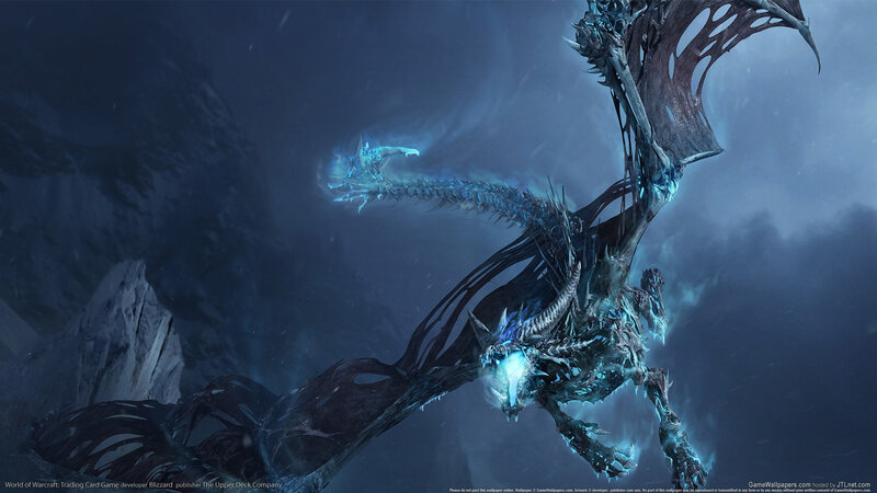 frost dragon in storm