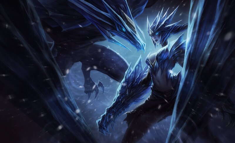 Frost Dragon Warrior — Blue