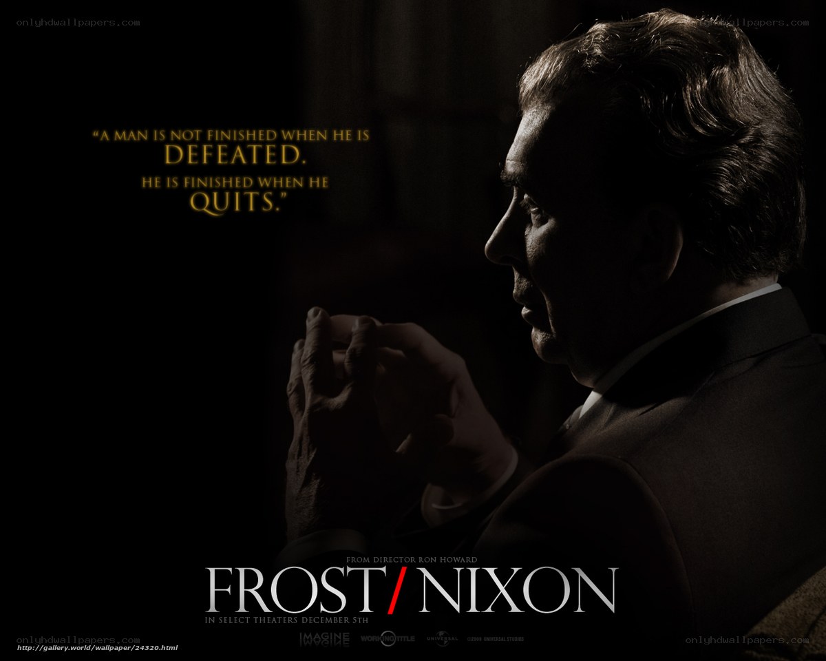 Frost/Nixon movie poster