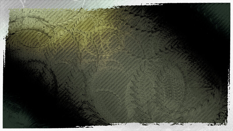Frost Pattern on Glass — Green