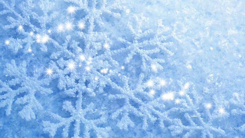 Frost Pattern with Sparkles