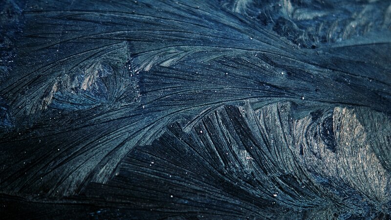 frost patterns on glass