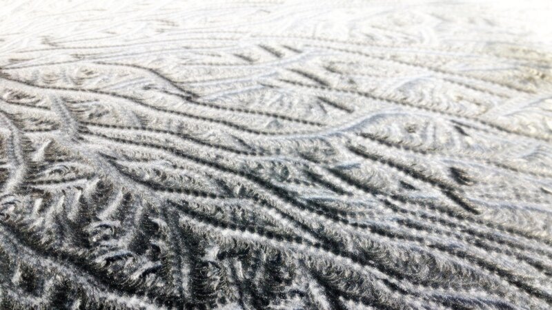 Frost Patterns on Glass — White, Photograph