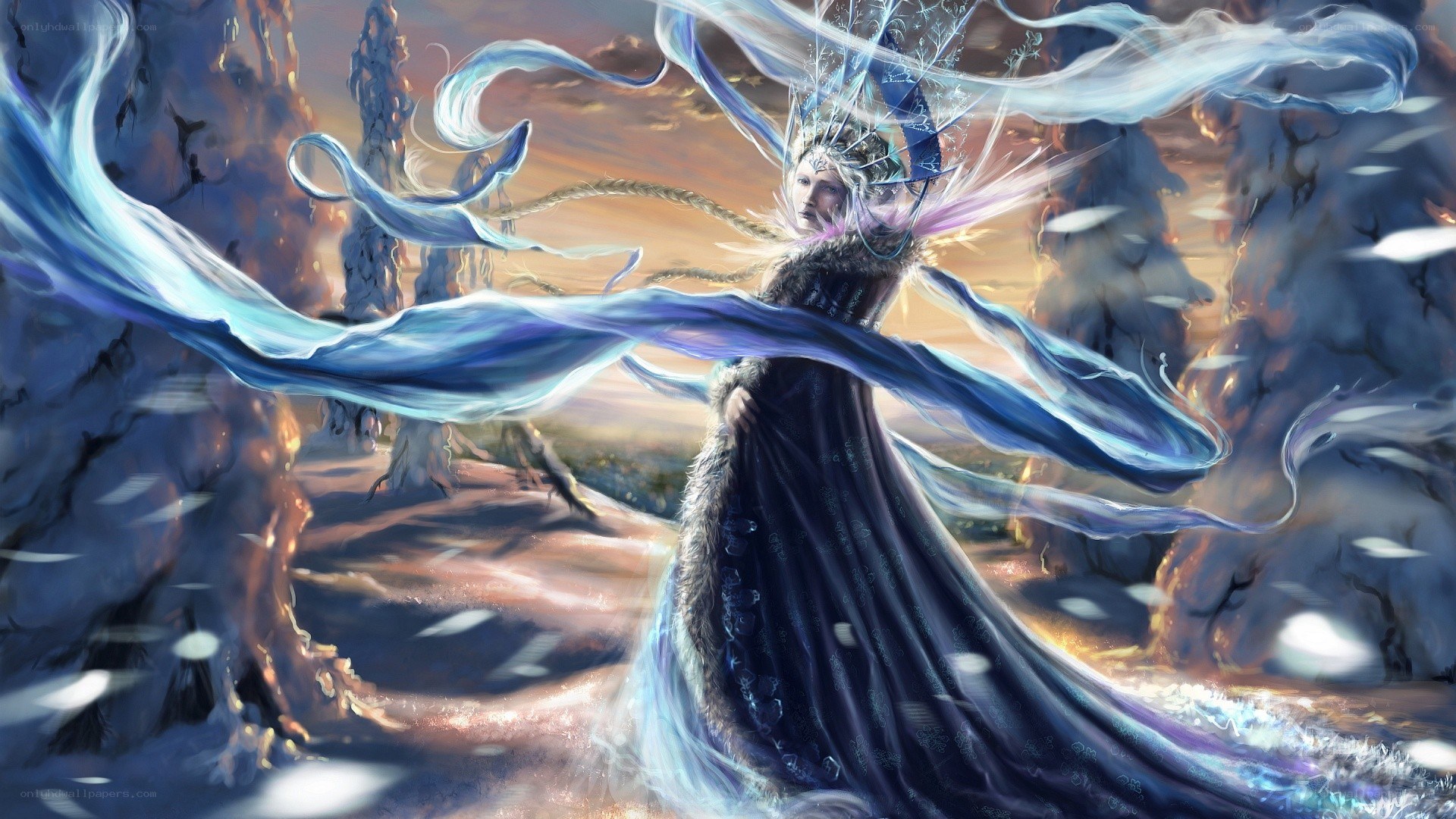 frost queen in a winter realm