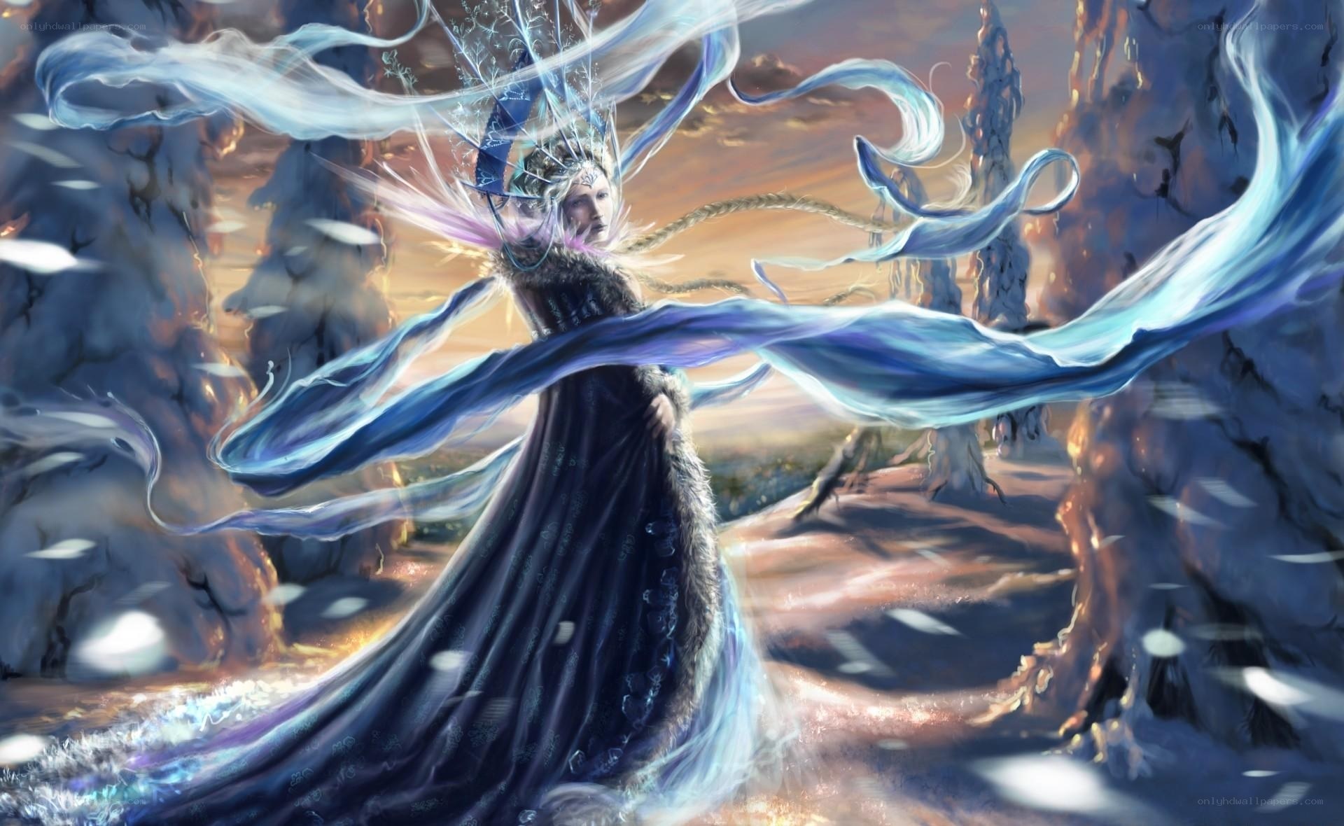 frost queen in a winter realm