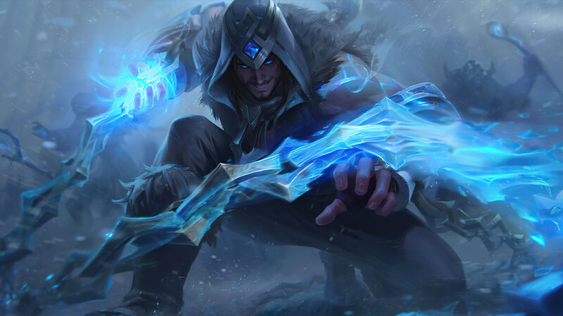 Frost-themed Warrior — Blue