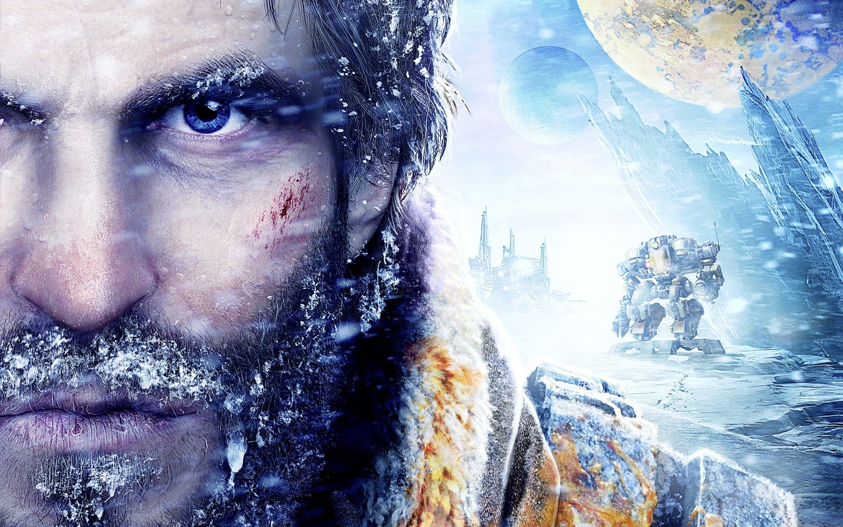 frostbitten soldier on alien world