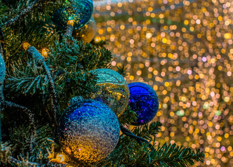 Frosted Christmas Ornaments