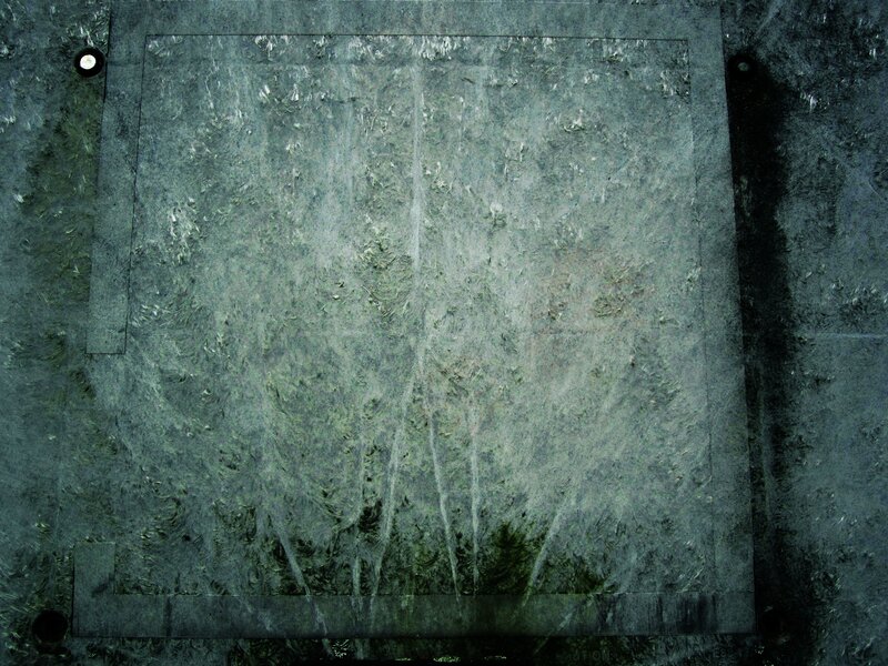 frosted glass surface