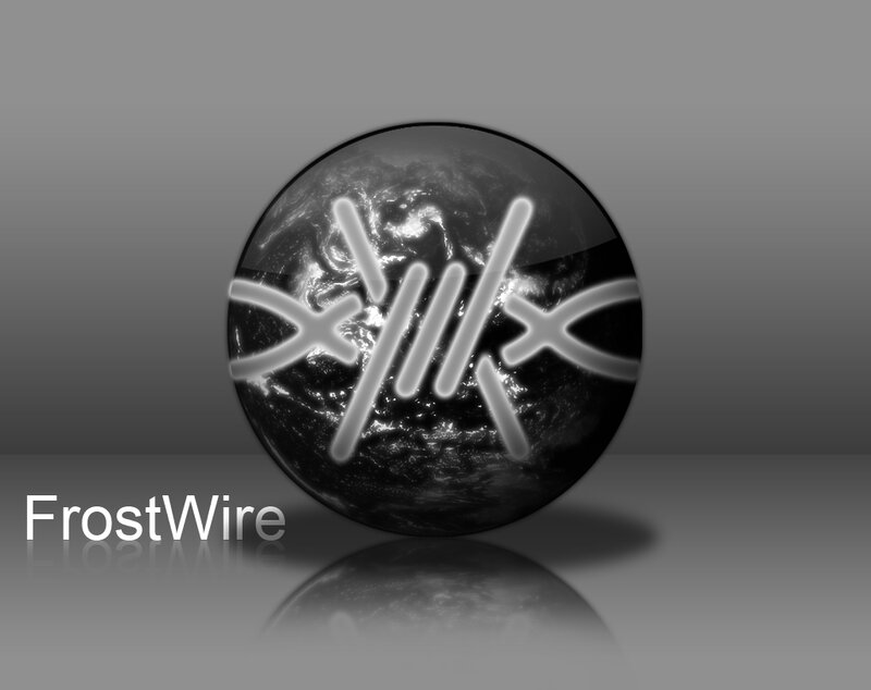 FrostWire logo on globe