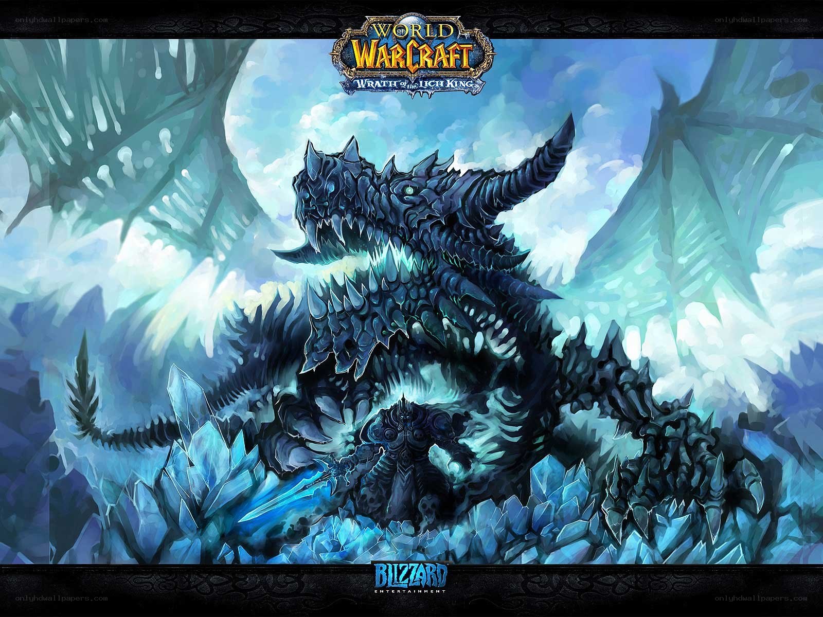 Frostwyrm in Ice Cavern