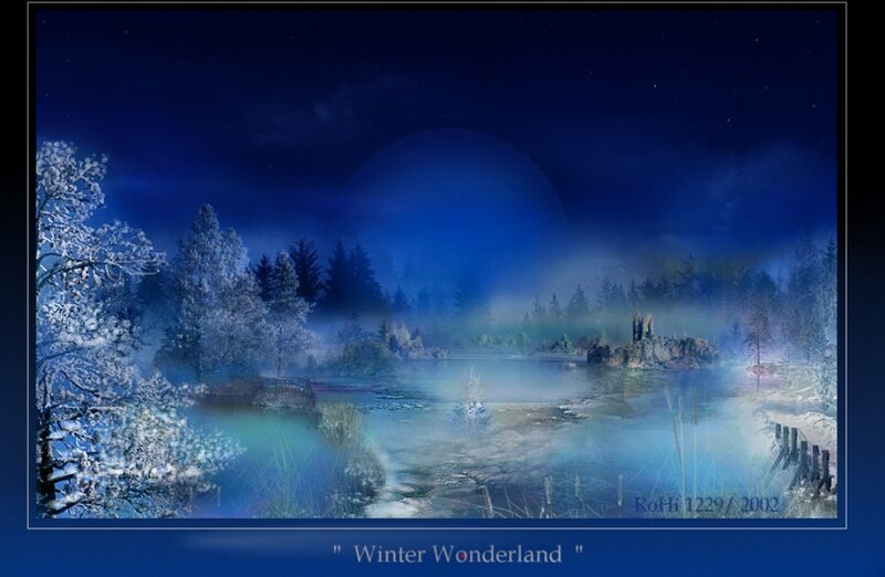 Frosty Forest Lake