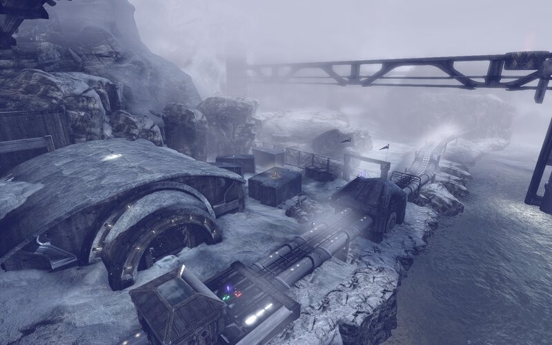 frosty industrial facility