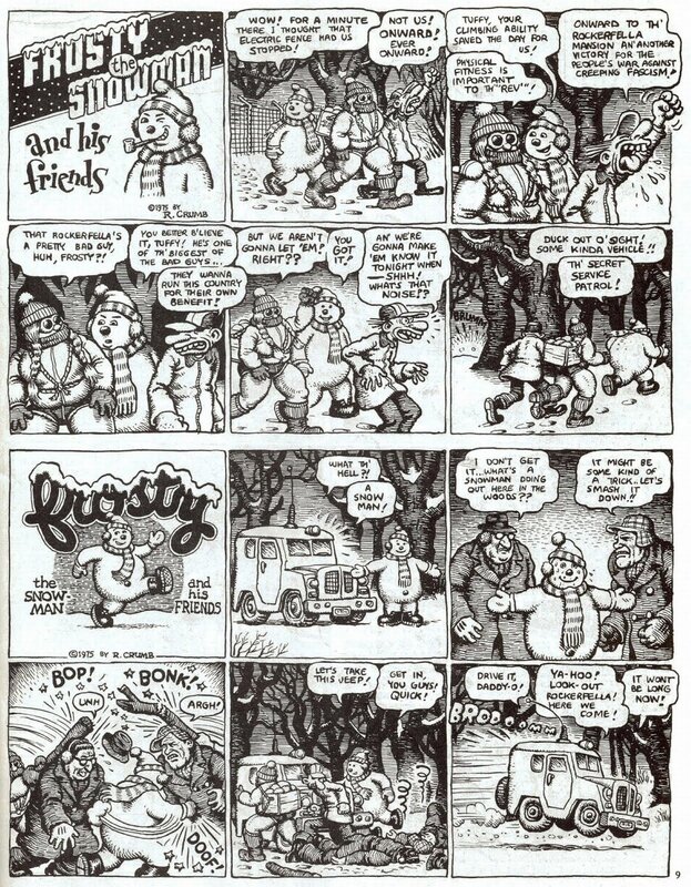 Frosty the Snowman comic strip
