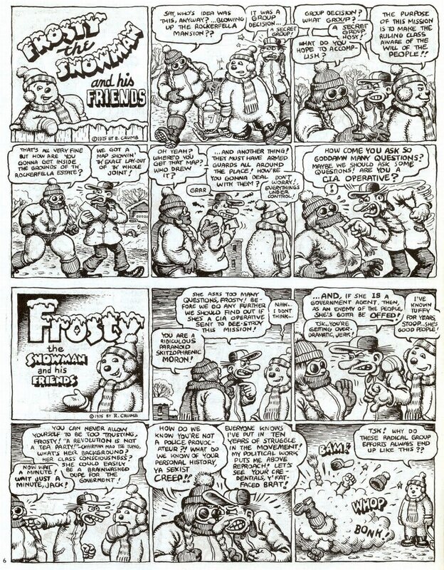 Frosty the Snowman comic strip