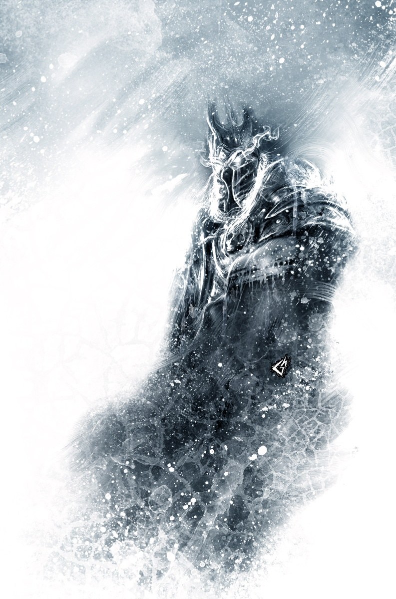 frosty warrior in storm