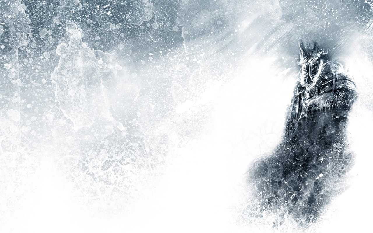 frosty warrior in storm