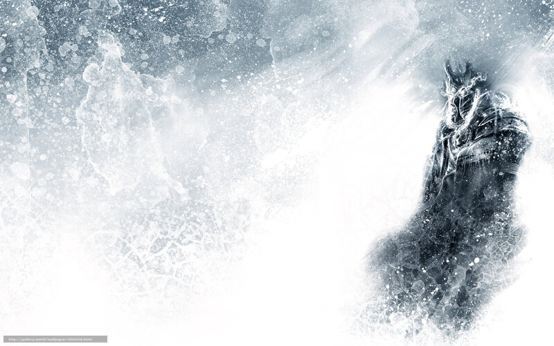 frosty warrior in storm