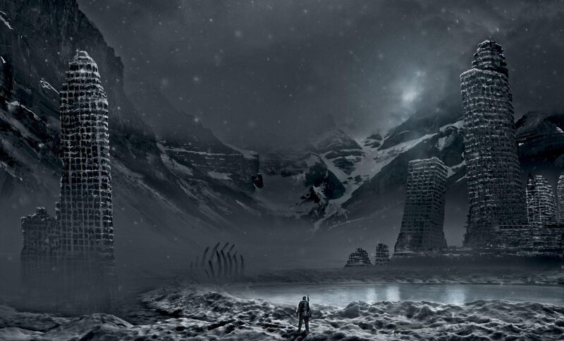 frozen alien ruins