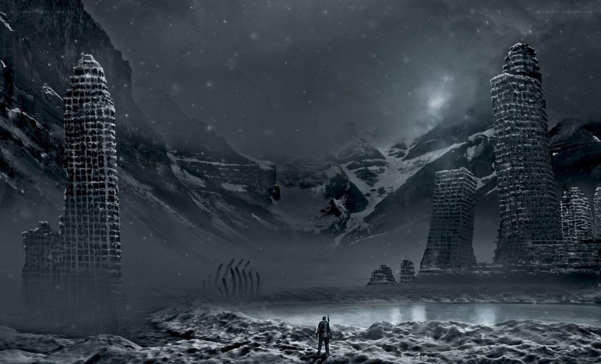 frozen alien ruins