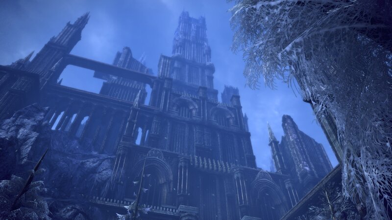 Frozen Castle Ruins — Blue