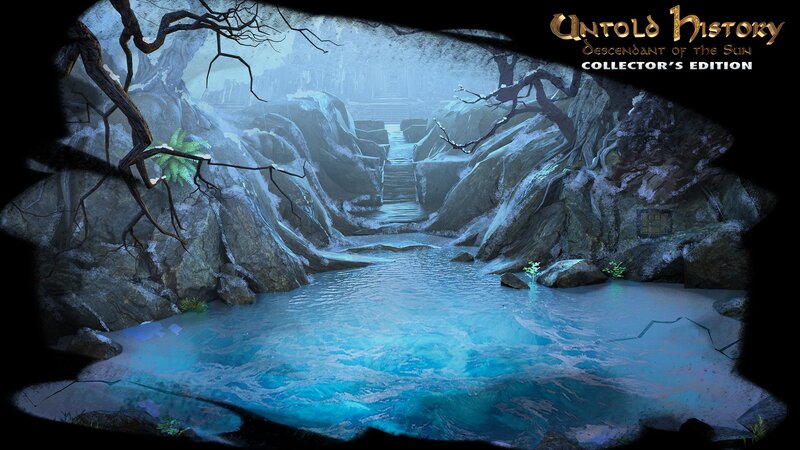 Frozen Cave with Pool