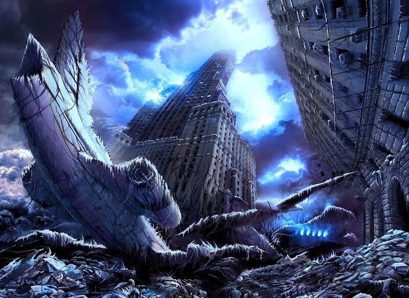 Frozen city monster