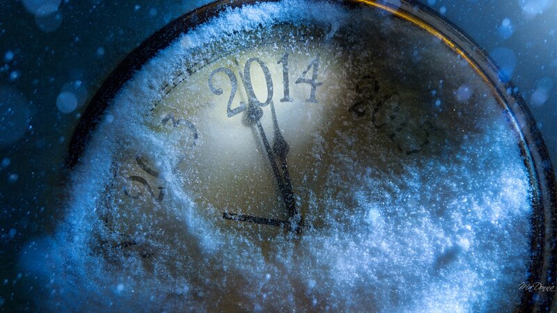 Frozen Clock Face